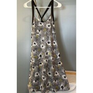 Patagonia Women’s Floral Dress Gray Racerback Small Outdoor Hiking Casual